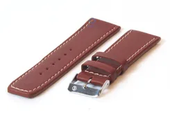 Watchstrap 20mm brown leather