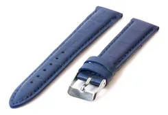 Watchstrap 18mm blue leather