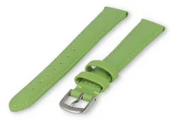 XL watch strap smooth leather - 14mm - apple green