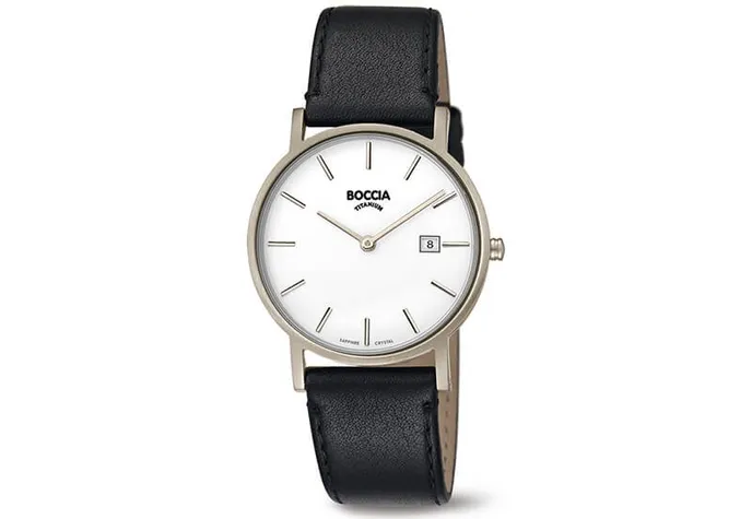 Boccia 3637-02 watch band leather