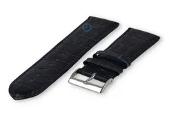 Calfskin watch strap - 26mm - dark blue