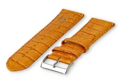 XL Calfskin watch strap - 26mm - apricot