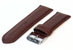 Watchstrap 22mm classic darkbrown leather