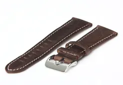 Watchstrap 18mm vintage darkbrown