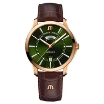 Leather strap Maurice Lacroix PT6358-BRZ01-63E-3