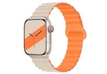 Apple Watch band - starlight/orange