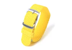 Perlon watch band 22mm yellow