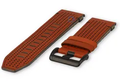 Premium leather band Garmin Fenix 8 - 51mm (brown/black)