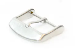 Watchstrap buckle 14mm matt silver