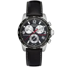 Certina Band C53670294267A 20/18mm XL schwarzes Leder ohne Schließe