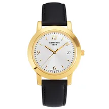 Certina Band C26010944616A 18/16mm XL schwarzes Leder