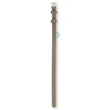 One-piece leather strap - 8mm - taupe