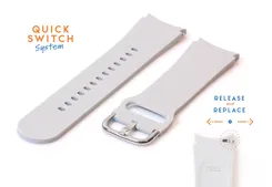 Samsung Galaxy watch 4 watch band lightgrey - 20mm