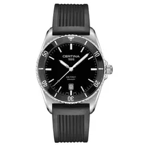 Certina Band C0144101705100A schwarzes Kautschuk