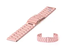 Uhrenarmband 20mm rosa Edelstahl