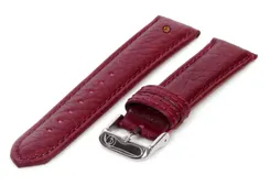 Watchstrap 18mm classic burgandy leather