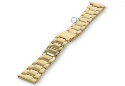 Original steel Galaxy Watch 7 strap - gold
