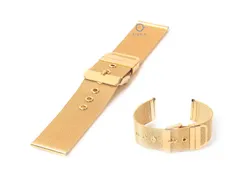 Watchstrap 20mm mesh gold