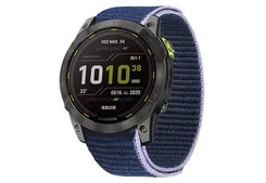 Garmin Fenix 5/6/7 watch band with velcro - Purple