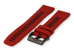 Garmin Approach S62 strap - darkred/grey