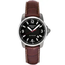 Certina Band C26070294266A 19/18mm braun Leder ohne Schließe
