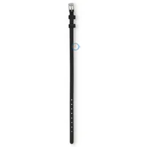 One-piece leather strap - 6mm - black