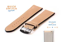 Watchstrap 22mm beige