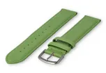 XL watch strap smooth leather - 20mm - apple green
