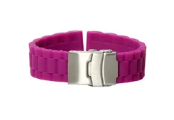 Watchstrap 22mm purple rubber