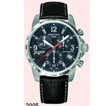 Certina Band C53670294268A 20/18mm schwarzes Leder