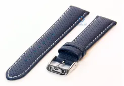 Watchstrap 18mm blue leather