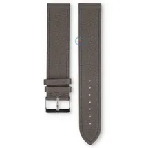 Extra lange horlogeband leer 22/22 darkgrey