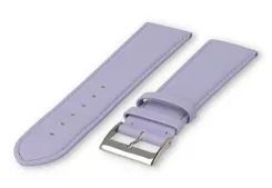 XL watch strap smooth leather - 24mm - light purple