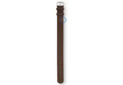 Kerbholz Leder Uhrenarmband - 20mm - dunkelbraun