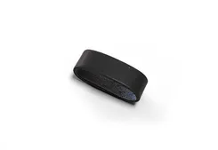 Watch band lug 22mm black leather