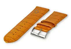 Basic croco watch strap - 24mm - apricot