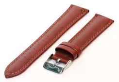 Watchstrap 20mm brown calf leather