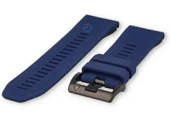 Garmin Fenix 7X soft silicone strap - navy/black - 26mm