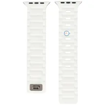 Silicon strap Apple 41mm - White Black