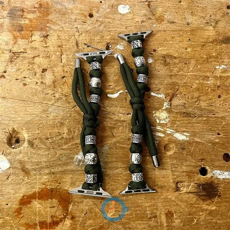 Apple watch Bohemian Band mit Charms (38-40-41-42mm) - grün
