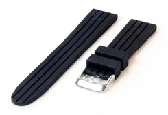 Watchstrap 20mm rubber black