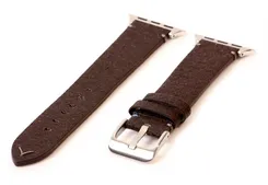 Apple Uhrenarmband veganes Leder dunkelbraun - 44/45/46/49mm