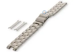 Alternative strap for Garmin Lily - silver steel - 14mm