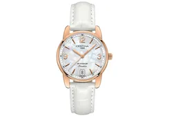 Certina Band C0342103611700A 16/14mm weiß Leder ohne Schließe