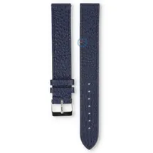 Extra long watch strap leather 18/18 darkblue