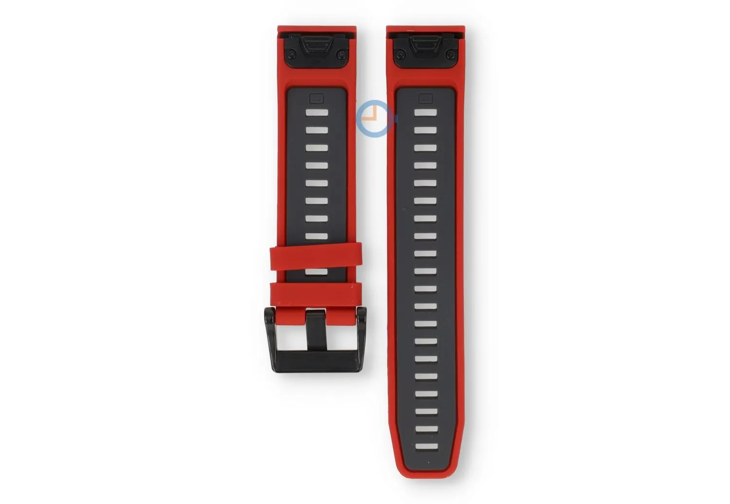 Garmin Fenix - 22mm strap - dark red/grey