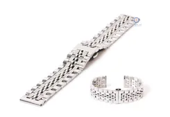 Uhrenarmband 20mm stahl Silber matt/polished