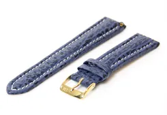 Watchstrap 18mm blue (shark)