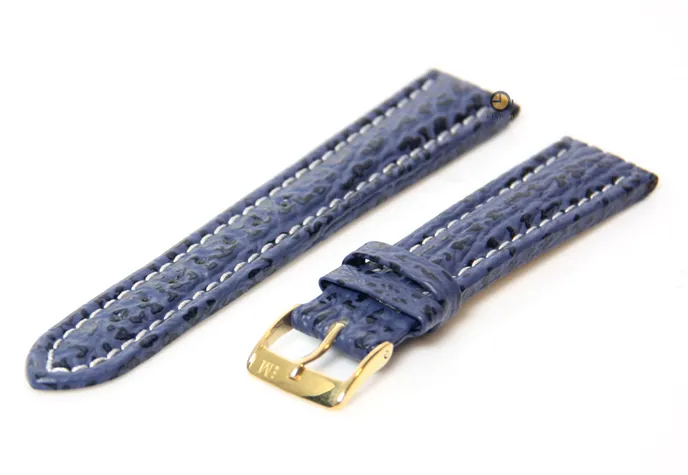 Watchstrap 18mm blue (shark)
