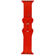 Silikon Flechtarmband - Apple Watch 45mm - rot